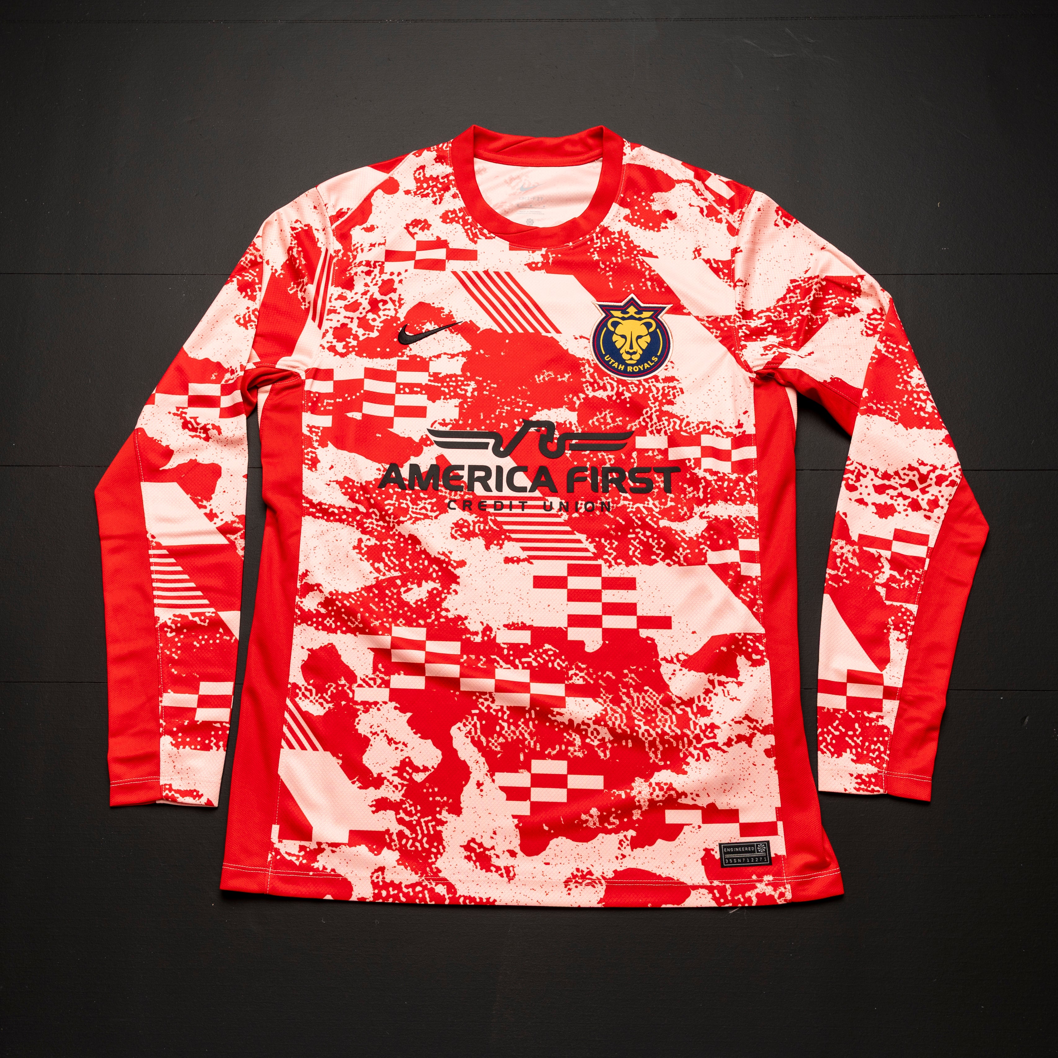 Utah Royals Nike 2026 Unisex Long Sleeve Red Goalkeeper Jersey